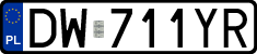 License plates of Poland, Regular car plates