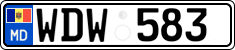 License plate of Moldova, Cars (2015)