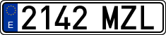 License plates of Spain, Ordinary (2000)