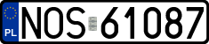 License plates of Poland, Regular car plates