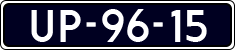 License plate of the Netherlands, Cars
