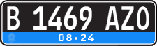 License plate of Indonesia, Regular plates
