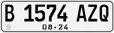 License plate of Indonesia, Regular plates