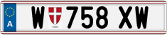 License plate of Austria, Regular plates