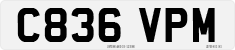 License plate of the United Kingdom, 1983 year system