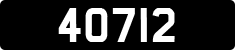 License plate of Guernsey, Regular plates