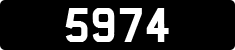 License plate of Guernsey, Regular plates