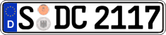 German license plate, Regular plates