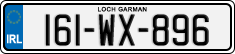 License plate of Ireland, Regular plates