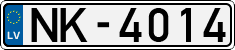 License plate of Latvia, Regular car plates