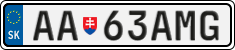 License plate of Slovakia, Vanity Plates