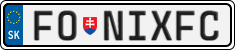 License plate of Slovakia, Vanity Plates