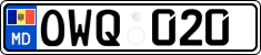 License plate of Moldova, Cars (2015)