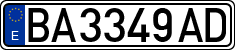 License plates of Spain, 1971 year series