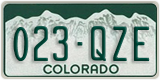 Colorado, 123-ABC