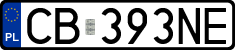 License plates of Poland, Regular car plates