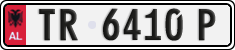 License plate of Albania, Cars (1993)