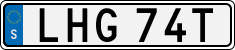 License plate of Sweden, Regular plates