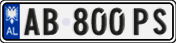 License plate of Albania, Cars (2011)