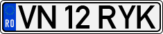 License plate of Romania, Regular plates