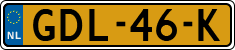 License plate of the Netherlands, Cars