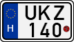 license plates of Hungary, Motorcycles (1990)