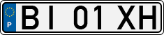 License plate of Portugal, Regular plates