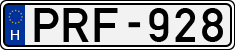 license plates of Hungary, Cars (1990)