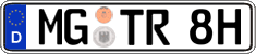 German license plate, Plates for oldtimers (type 