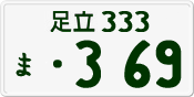 License plate of Japan, Private owners