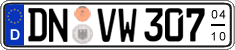 German license plate, Seasonal plates