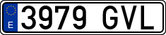 License plates of Spain, Ordinary (2000)