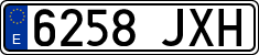 License plates of Spain, Ordinary (2000)