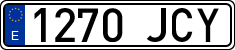 License plates of Spain, Ordinary (2000)