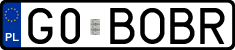 License plates of Poland, Vanity Plates
