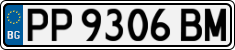 License plate of Bulgaria, Cars
