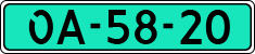 License plate of the Netherlands, Dealer (Trailers)