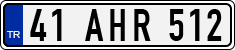 License plate of Turkey, Regular plates