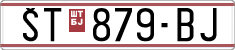 License plate of North Macedonia, Regular plates (1993)