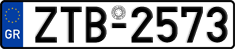 License plate of Greece, Cars