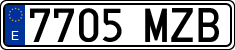License plates of Spain, Ordinary (2000)