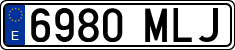 License plates of Spain, Ordinary (2000)