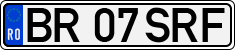 License plate of Romania, Regular plates