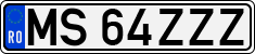 License plate of Romania, Regular plates