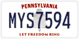 Pennsylvania, ABC-1234