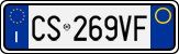 License plate of Italy, Cars (1994 year series)