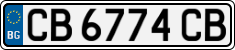 License plate of Bulgaria, Cars