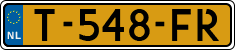 License plate of the Netherlands, Cars