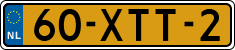 License plate of the Netherlands, Cars