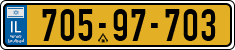License plate of Israel, Regular plates